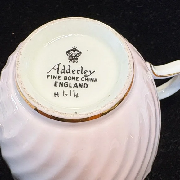 Adderley Pink Bone China Teacup - Picture 2 of 5